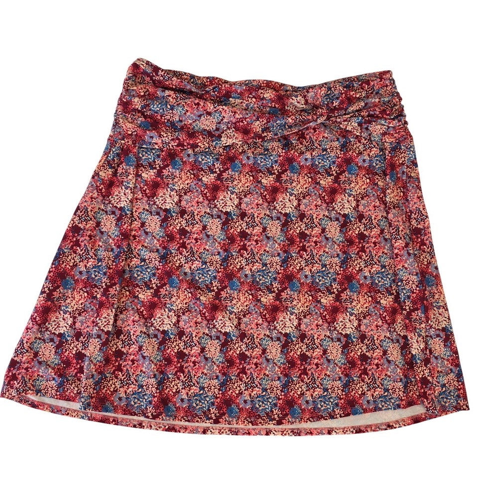 Patagonia Seabrook Furnai Mosaic Petri Pink Floral Skirt Sz‎ XL UPF 50 Gorpcore